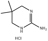 2-Pyrimidinamine, 1,4,5,6-tetrahydro-5,5-dimethyl-, hydrochloride (1:1) Structure