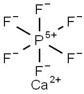 Phosphate(1-), hexafluoro-, calcium (2:1) 구조식 이미지