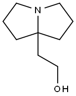 1H-Pyrrolizine-7a(5H)-ethanol, tetrahydro- Structure