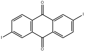 9,10-Anthracenedione, 2,6-diiodo- Structure