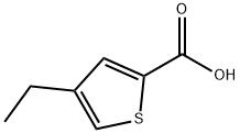 2-Thiophenecarboxylic acid, 4-ethyl- 구조식 이미지