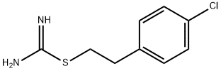 Carbamimidothioic acid, 2-(4-chlorophenyl)ethyl ester Structure