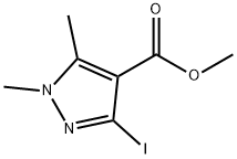 methyl 3-iodo-1,5-dimethyl-1H-pyrazole-4-carboxylate Structure