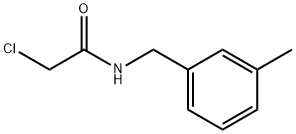 2-chloro-N-[(3-methylphenyl)methyl]acetamide 구조식 이미지