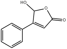 2(5H)-Furanone, 5-hydroxy-4-phenyl- Structure