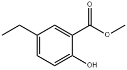 JR-13533, Methyl 5-ethyl-2-hydroxybenzoate, 97% 구조식 이미지
