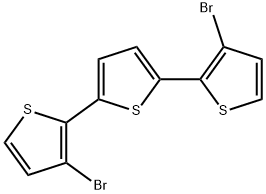 2,2':5',2''-Terthiophene, 3,3''-dibromo- Structure