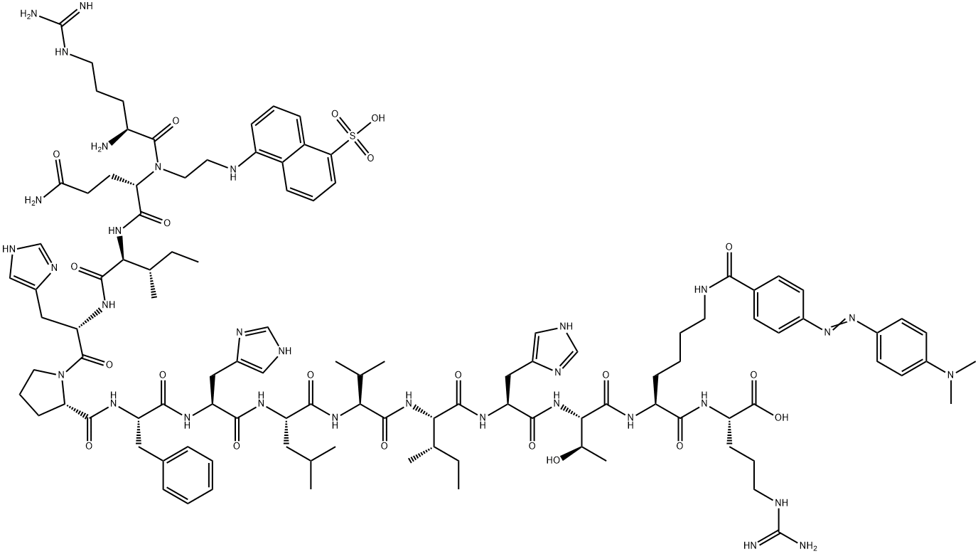 Renin Substrate 1 trifluoroacetate salt Structure