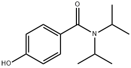 Benzamide, 4-hydroxy-N,N-bis(1-methylethyl)- Structure