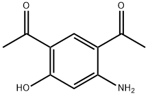 1,1′-(4-Amino-6-hydroxy-1,3-phenylene)bis-ethanone Structure