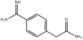 Benzeneacetamide, 4-(aminoiminomethyl)- 구조식 이미지