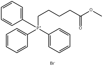 Phosphonium, (5-methoxy-5-oxopentyl)triphenyl-, bromide 구조식 이미지