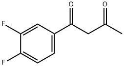 1,3-Butanedione, 1-(3,4-difluorophenyl)- Structure