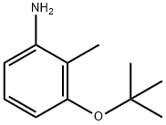 Benzenamine, 3-(1,1-dimethylethoxy)-2-methyl- 구조식 이미지