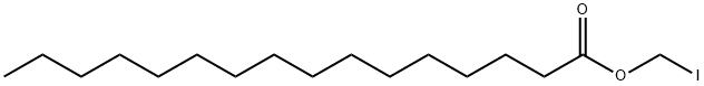 Hexadecanoic acid, iodomethyl ester 구조식 이미지