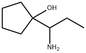 Cyclopentanol, 1-(1-aminopropyl)- Structure