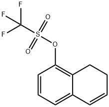 Methanesulfonic acid, 1,1,1-trifluoro-, 7,8-dihydro-1-naphthalenyl ester Structure