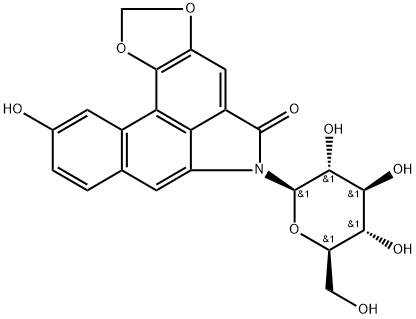 Aristolactam IIIa N-β-glucoside 구조식 이미지