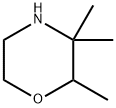 Morpholine, 2,3,3-trimethyl- Structure