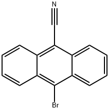 9-Anthracenecarbonitrile, 10-bromo- Structure