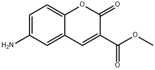 6-Aminocoumarin-3-carboxylic acid methyl ester Structure