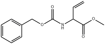 3-Butenoic acid, 2-[[(phenylmethoxy)carbonyl]amino]-, methyl ester Structure