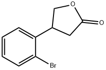 2(3H)-Furanone, 4-(2-bromophenyl)dihydro- Structure