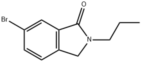 1H-Isoindol-1-one, 6-bromo-2,3-dihydro-2-propyl- Structure