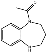 Ethanone, 1-(2,3,4,5-tetrahydro-1H-1,5-benzodiazepin-1-yl)- 구조식 이미지