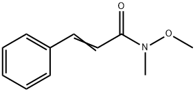 3-phenyl-N-methoxy-N-methylacrylamide 구조식 이미지