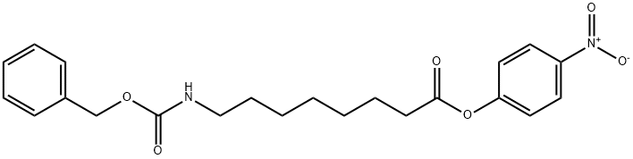 4-nitrophenyl ester -8-[[(phenylmethoxy)carbonyl]amino]- Octanoic acid Structure