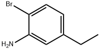 Benzenamine, 2-bromo-5-ethyl- 구조식 이미지