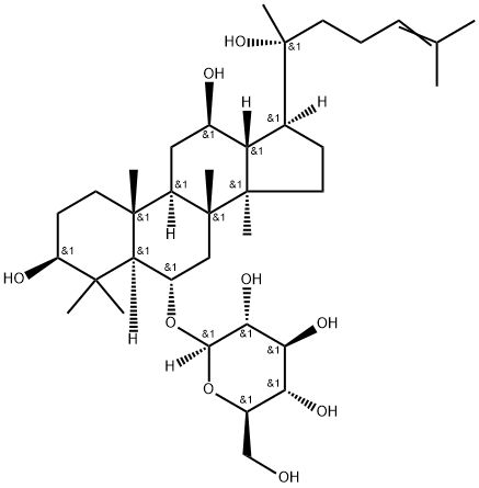 (R) -ginsenoside Rh1 Structure