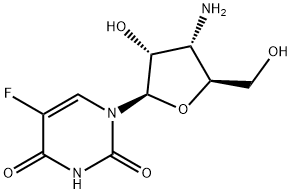 3'-Amino-3'-deoxy-5-fluorouridine 구조식 이미지
