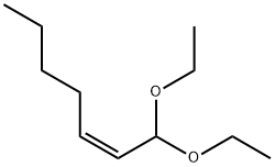 (Z)-1,1-Diethoxy-2-heptene Structure