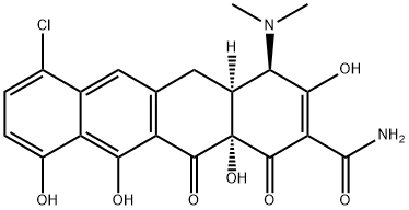 4-Epianhydrodemeclocycline 구조식 이미지