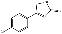 2H-Pyrrol-2-one, 4-(4-chlorophenyl)-1,5-dihydro- Structure