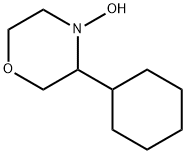 Morpholine, 3-cyclohexyl-4-hydroxy- Structure