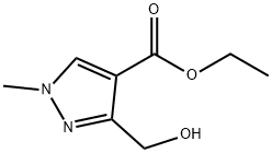 ethyl 3-(hydroxymethyl)-1-methyl-1H-pyrazole-4-carboxylate Structure