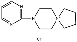 8-(pyrimidin-2-yl)-5,8-diazaspiro[4.5]decan-5-ium chloride 구조식 이미지