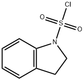 1H-Indole-1-sulfonyl chloride, 2,3-dihydro- Structure