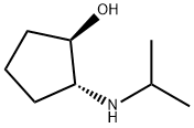 Cyclopentanol, 2-[(1-methylethyl)amino]-, trans- (9CI) 구조식 이미지