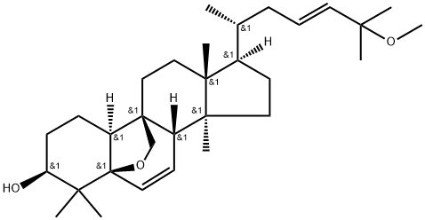 5,19-Epoxy-25-methoxycucurbita-6,23-dien-3-ol 구조식 이미지