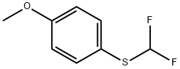 Benzene, 1-[(difluoromethyl)thio]-4-methoxy- Structure