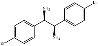 1,2-Ethanediamine, 1,2-bis(4-bromophenyl)-, (1R,2R)- 구조식 이미지