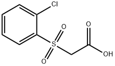 Acetic acid, 2-[(2-chlorophenyl)sulfonyl]- 구조식 이미지