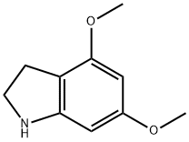 1H-Indole, 2,3-dihydro-4,6-dimethoxy- 구조식 이미지