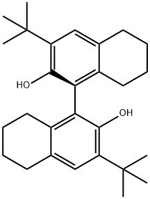 [1,1'-Binaphthalene]-2,2'-diol, 3,3'-bis(1,1-dimethylethyl)-5,5',6,6',7,7',8,8'-octahydro-, (1S)- (9CI) Structure