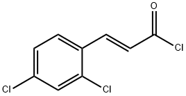 (2E)-3-(2,4-dichlorophenyl)acryloyl chloride 구조식 이미지