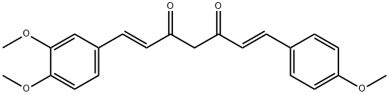 Di-O-methyldemethoxycurcumin Structure